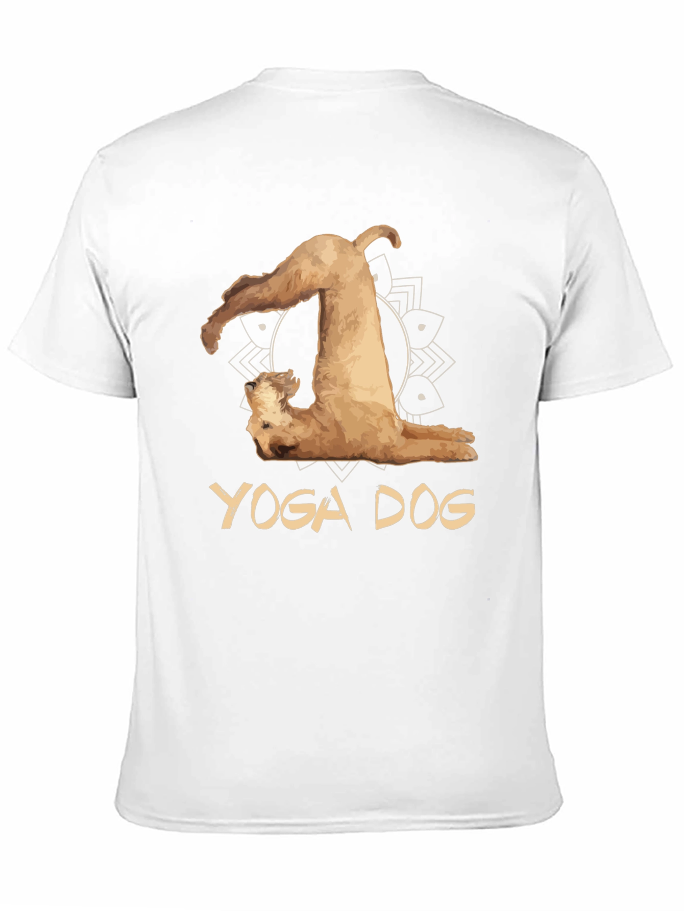 Yoga Dog Black T-Shirt - Mens Graphic Tee
