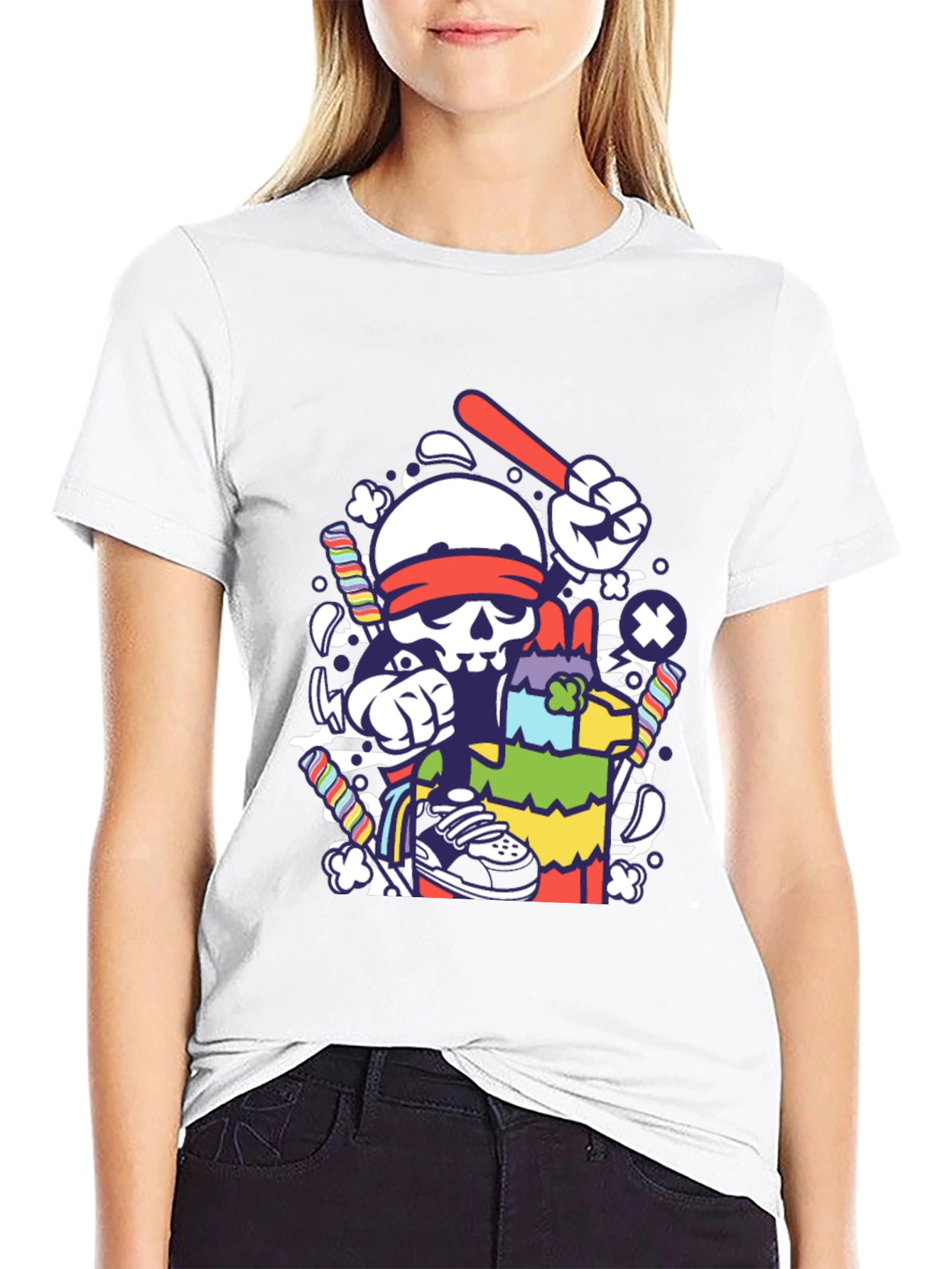 Skull Pinata T-Shirt - Mens Graphic Tee