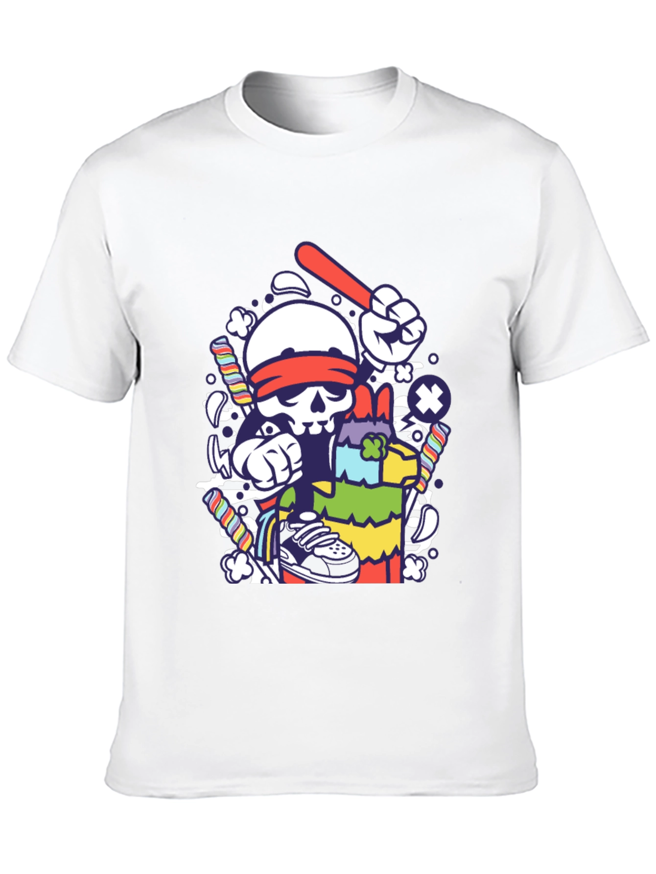 Skull Pinata T-Shirt - Mens Graphic Tee
