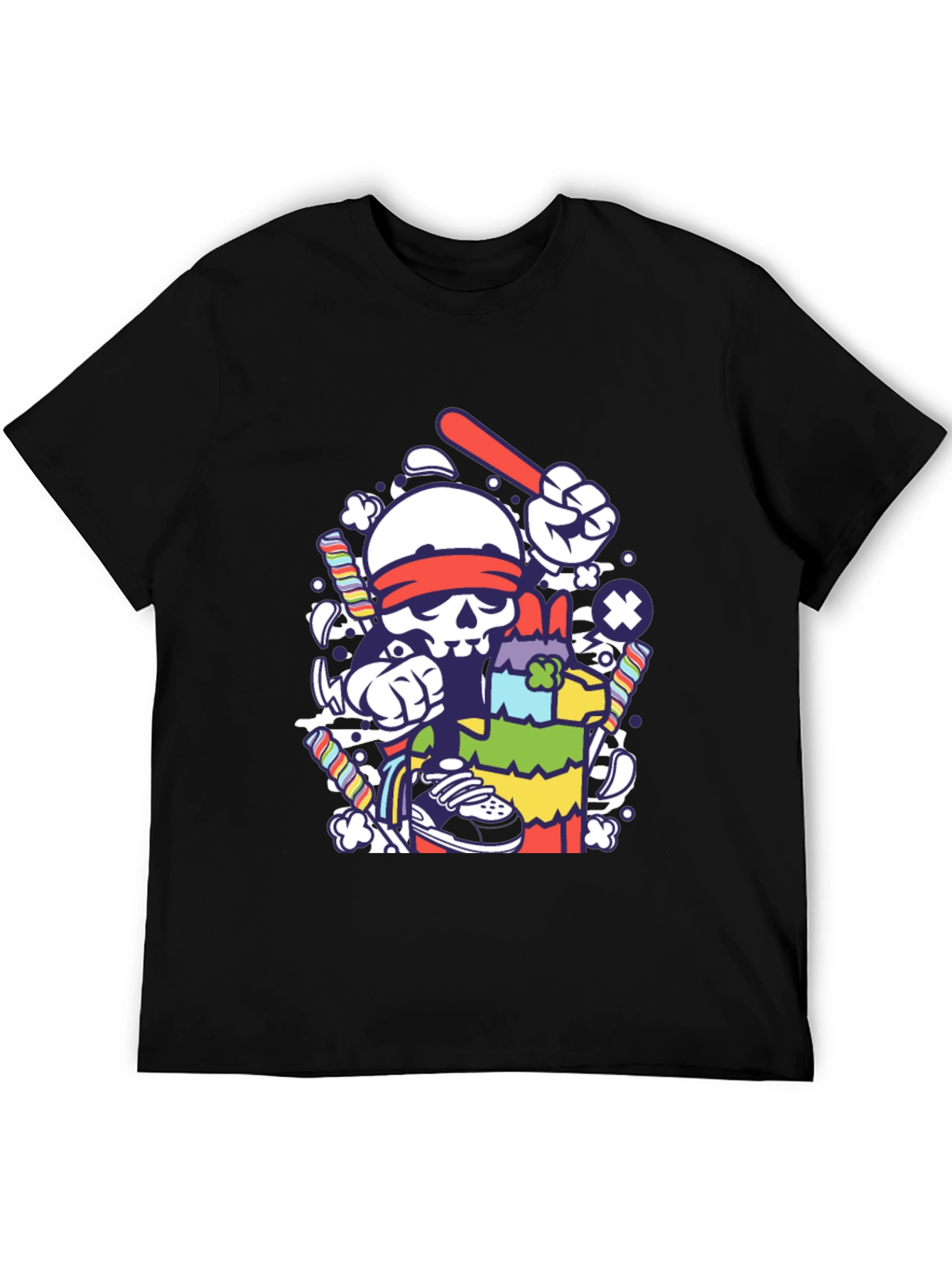 Skull Pinata T-Shirt - Mens Graphic Tee