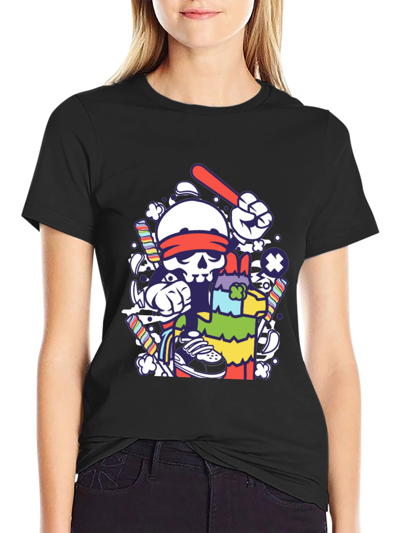 Skull Pinata T-Shirt - Mens Graphic Tee
