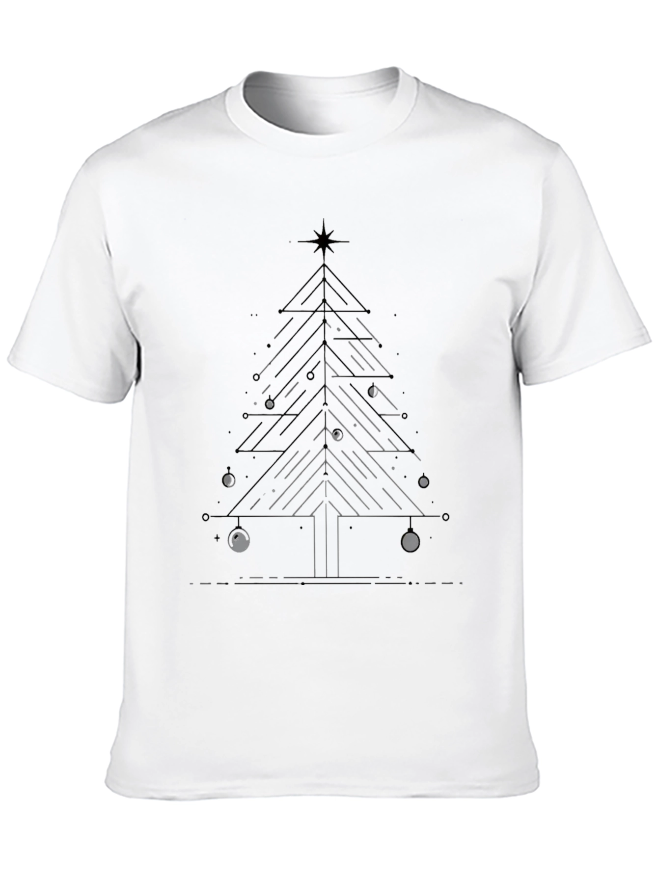 Minimalist Christmas Tree T-Shirt