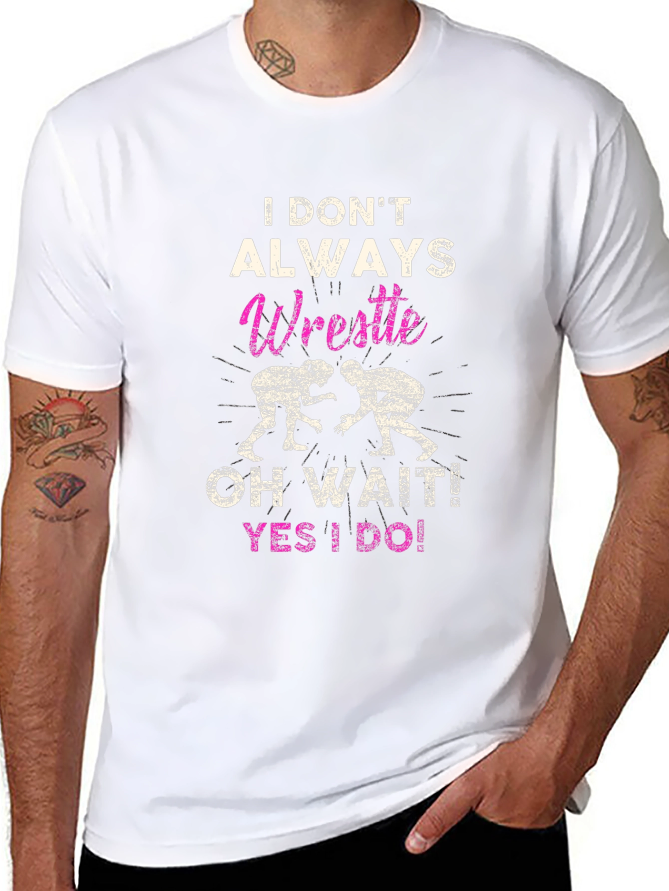 Wrestle Graphic T-Shirt