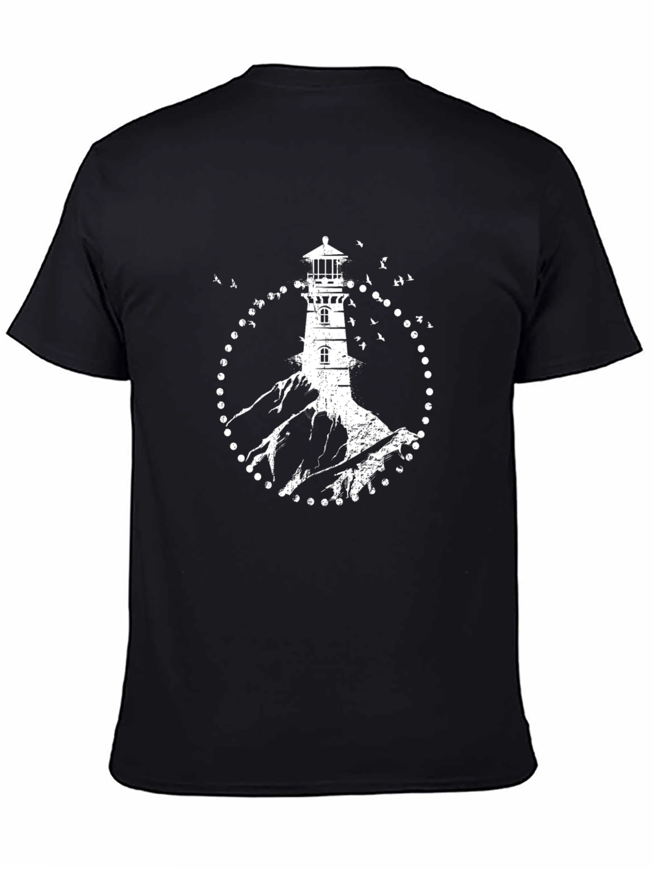 Lighthouse Graphic Tee - Black