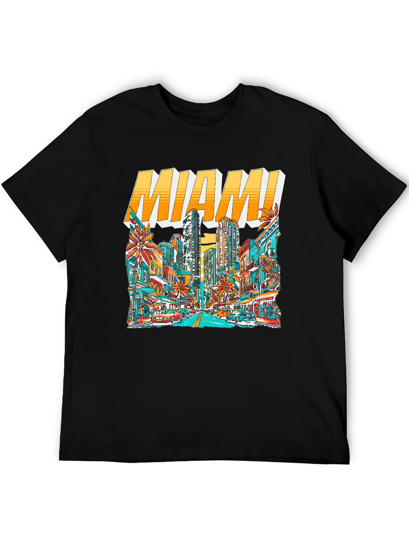 Miami Cityscape Graphic Tee