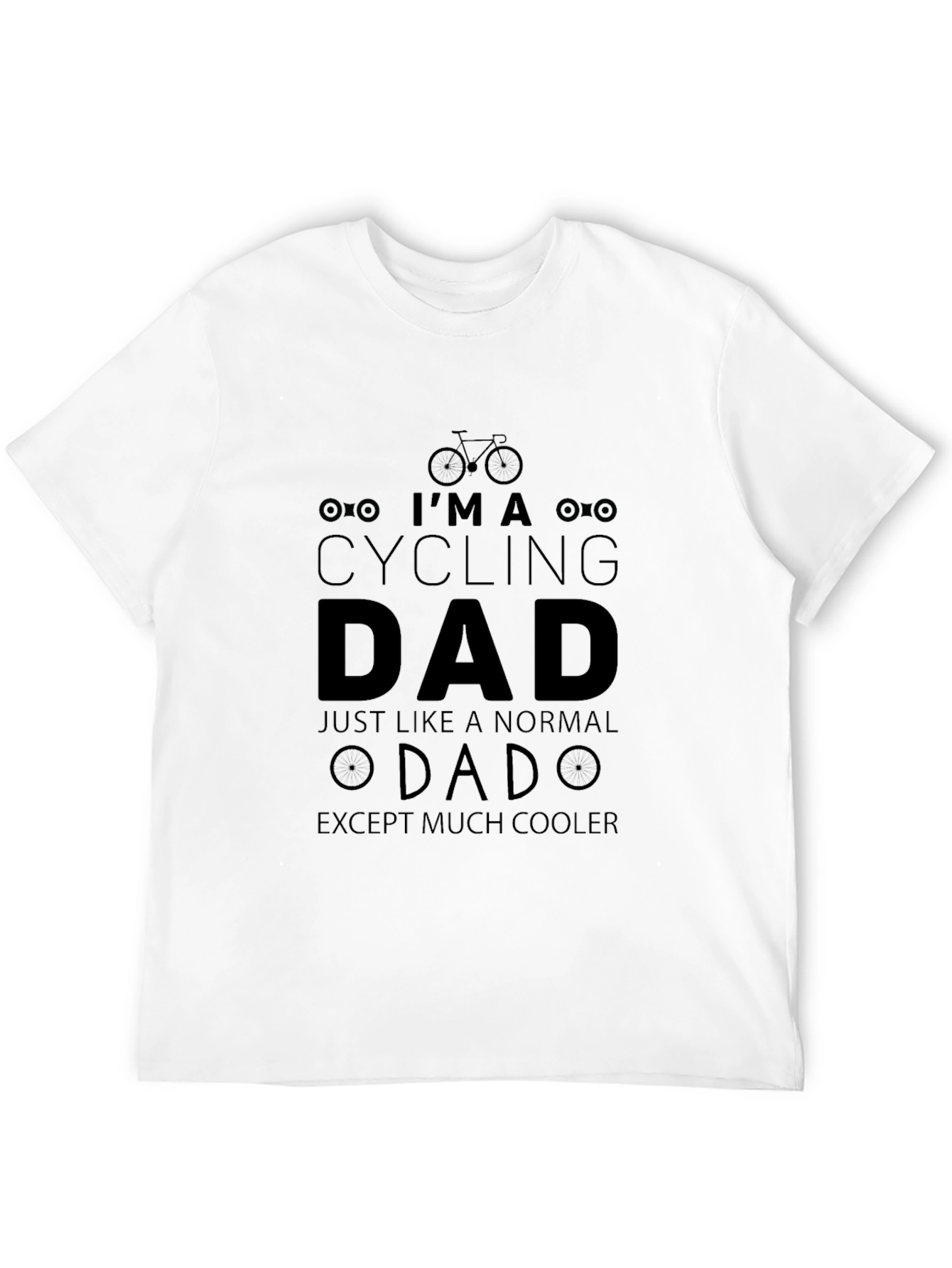 Cycling Dad Graphic Tee - Cool Fathers Day Gift