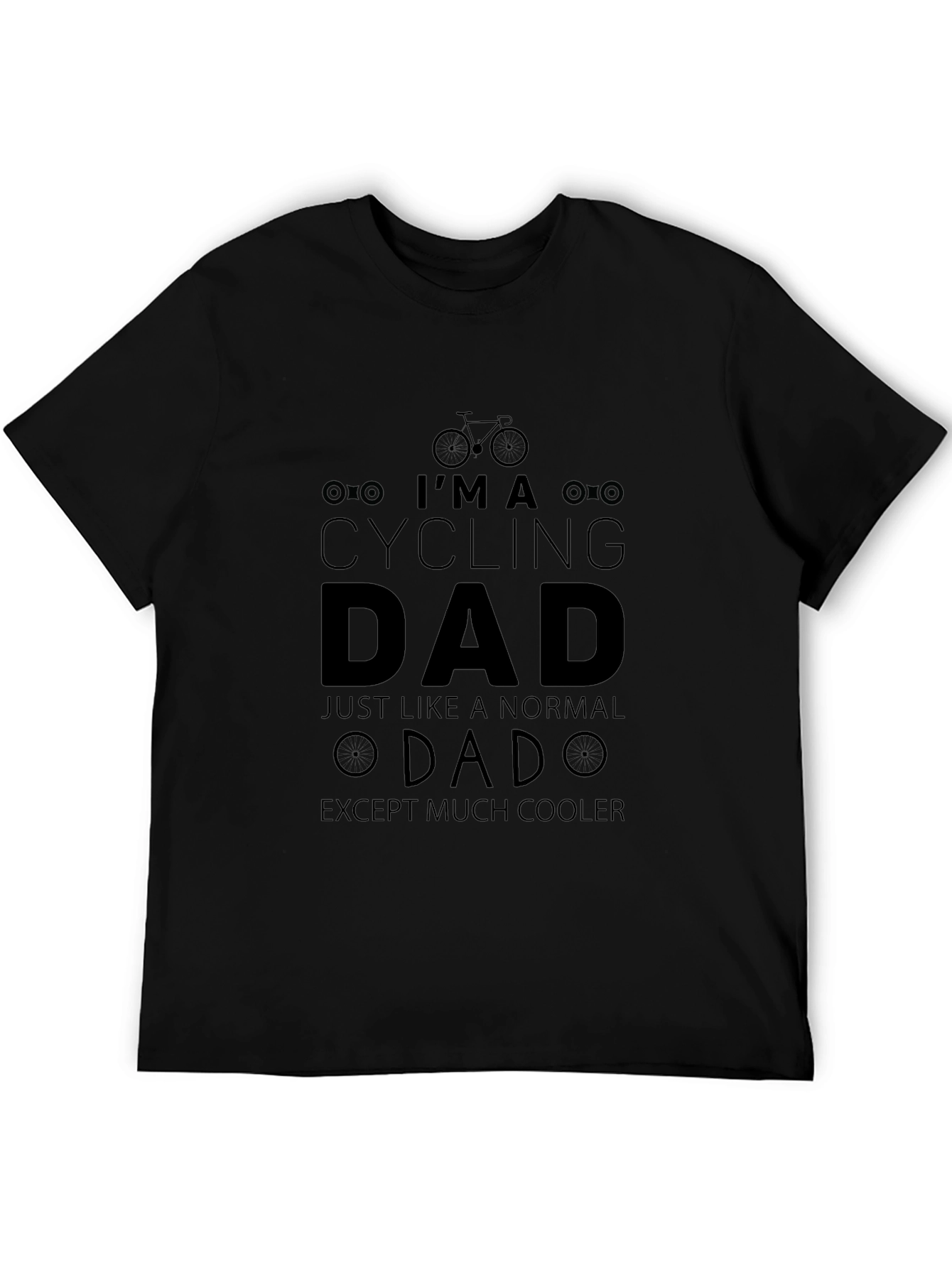 Cycling Dad Graphic Tee - Cool Fathers Day Gift