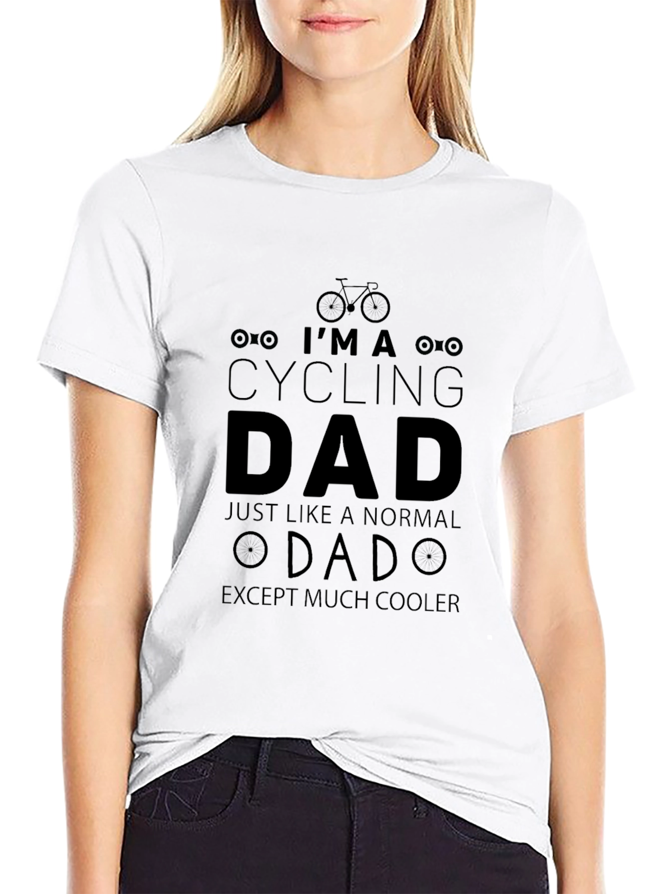 Cycling Dad Graphic Tee - Cool Fathers Day Gift