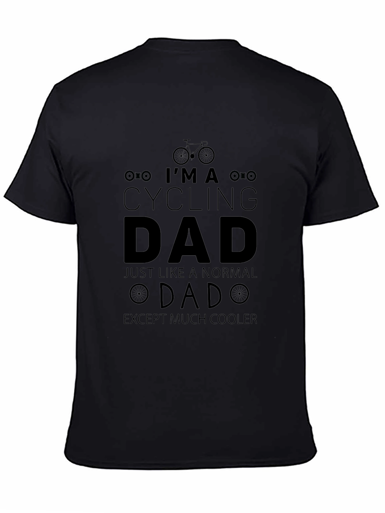 Cycling Dad Graphic Tee - Cool Fathers Day Gift