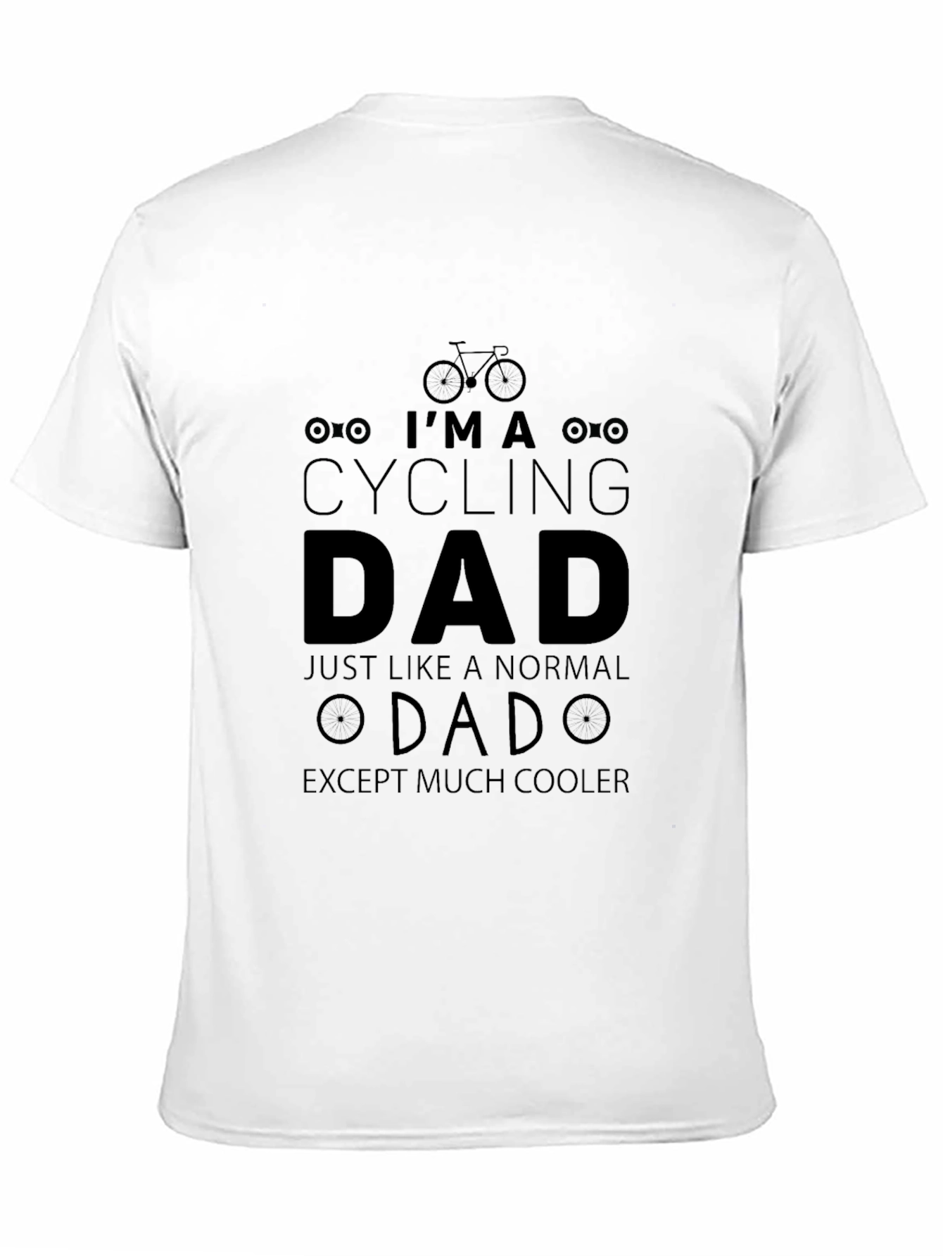 Cycling Dad Graphic Tee - Cool Fathers Day Gift