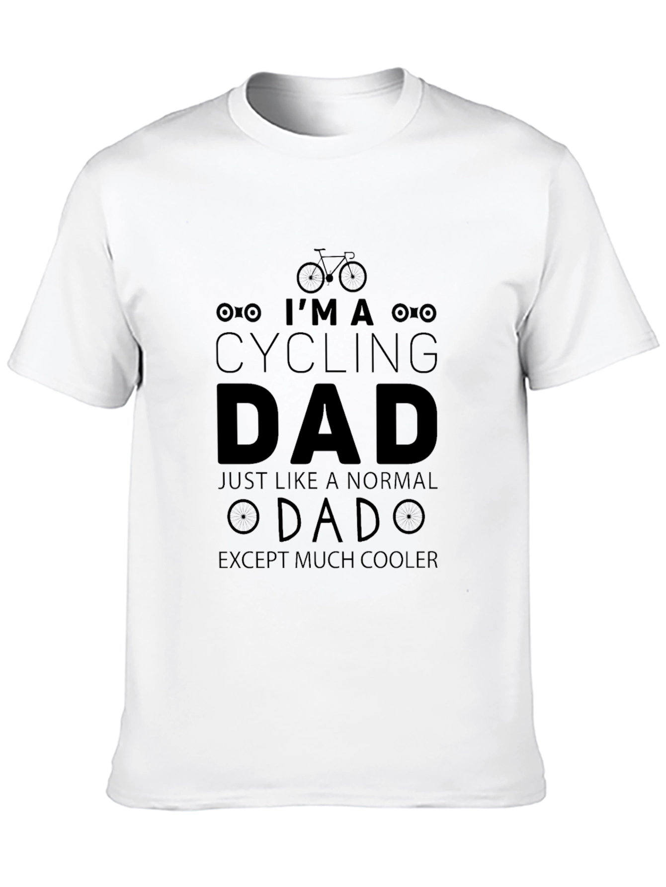 Cycling Dad Graphic Tee - Cool Fathers Day Gift