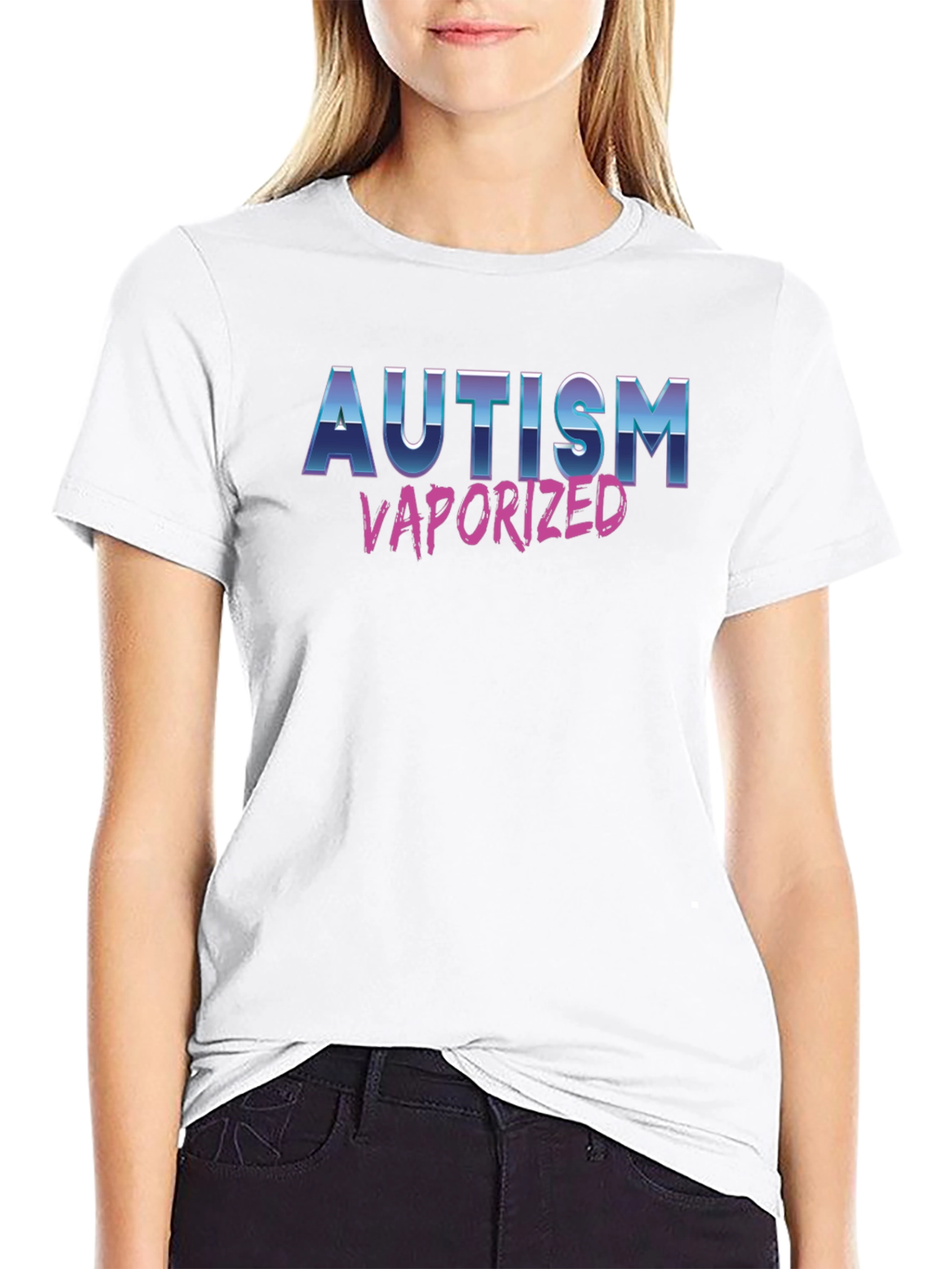 Autism Vaporized Graphic Tee - Statement T-Shirt