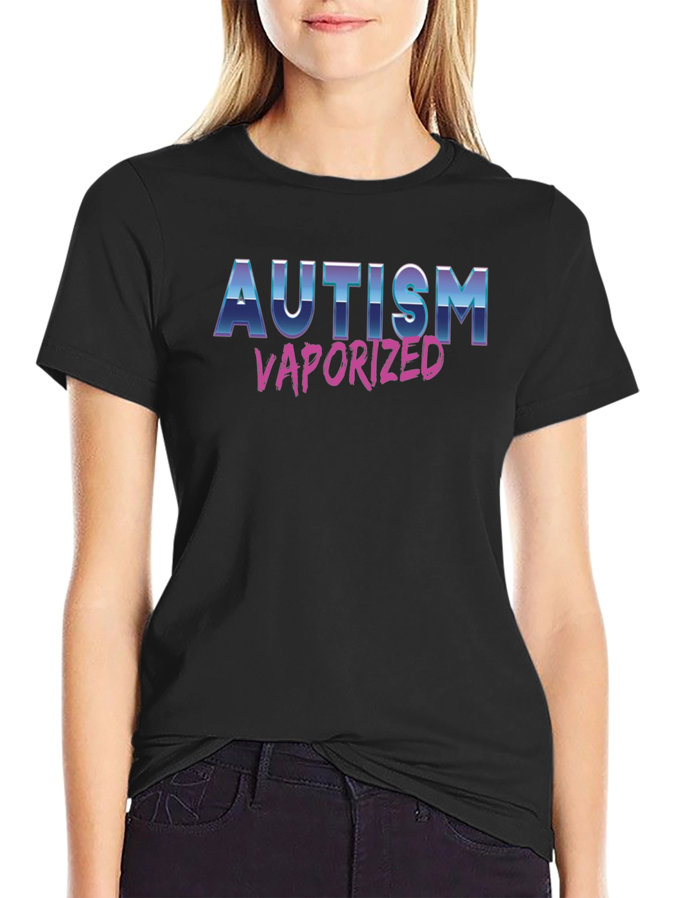 Autism Vaporized Graphic Tee - Statement T-Shirt