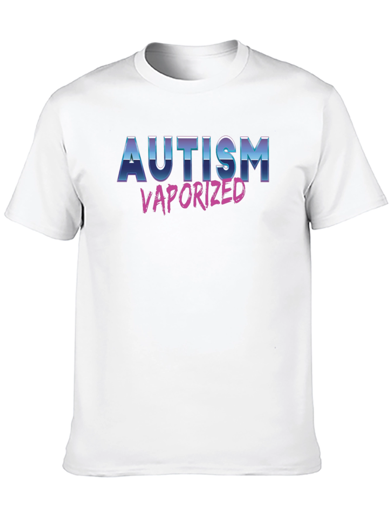 Autism Vaporized Graphic Tee - Statement T-Shirt
