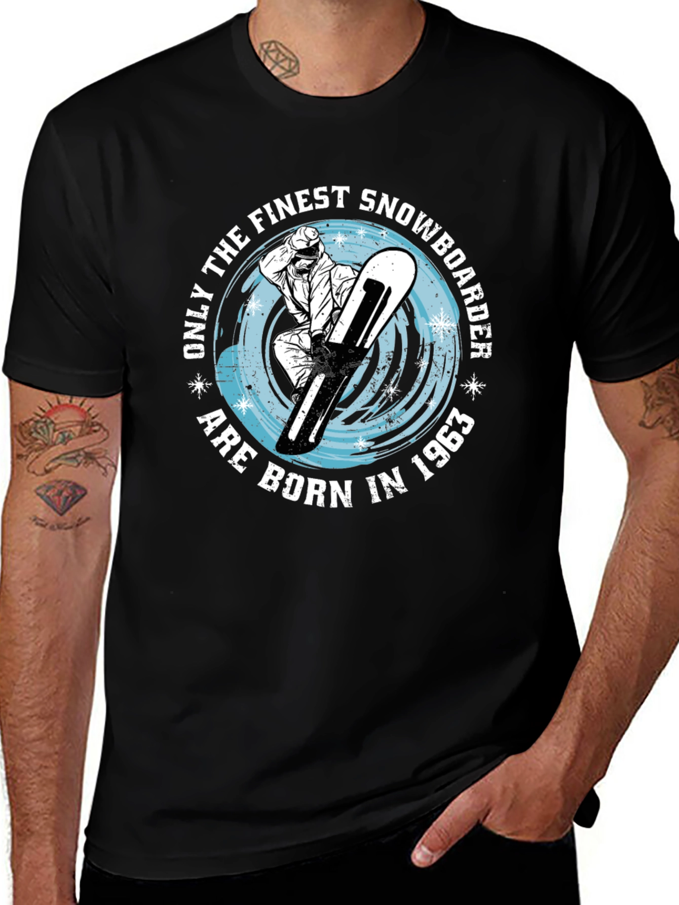 Finest Snowboarder Born In 1963 T-Shirt