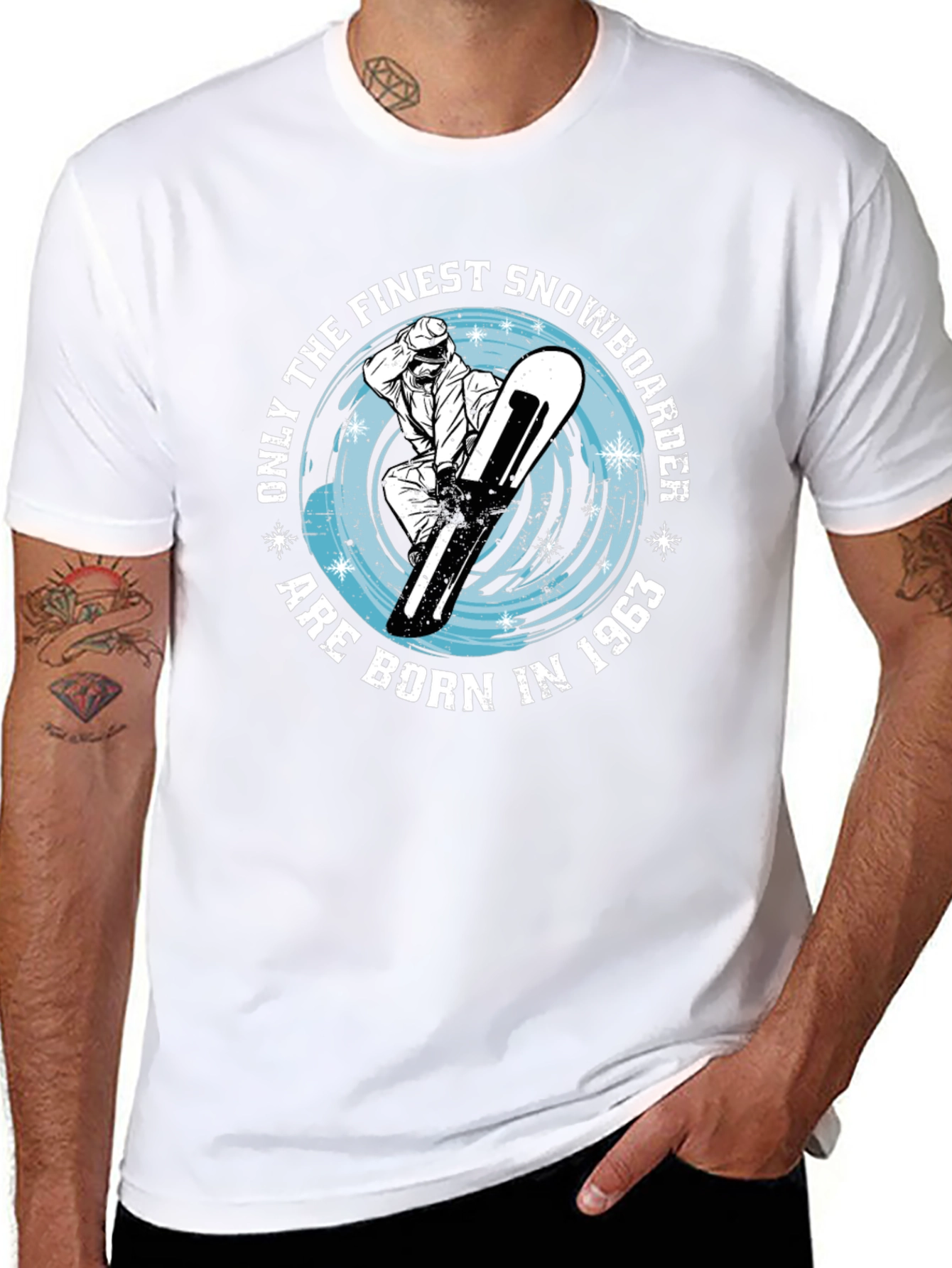 Finest Snowboarder Born In 1963 T-Shirt