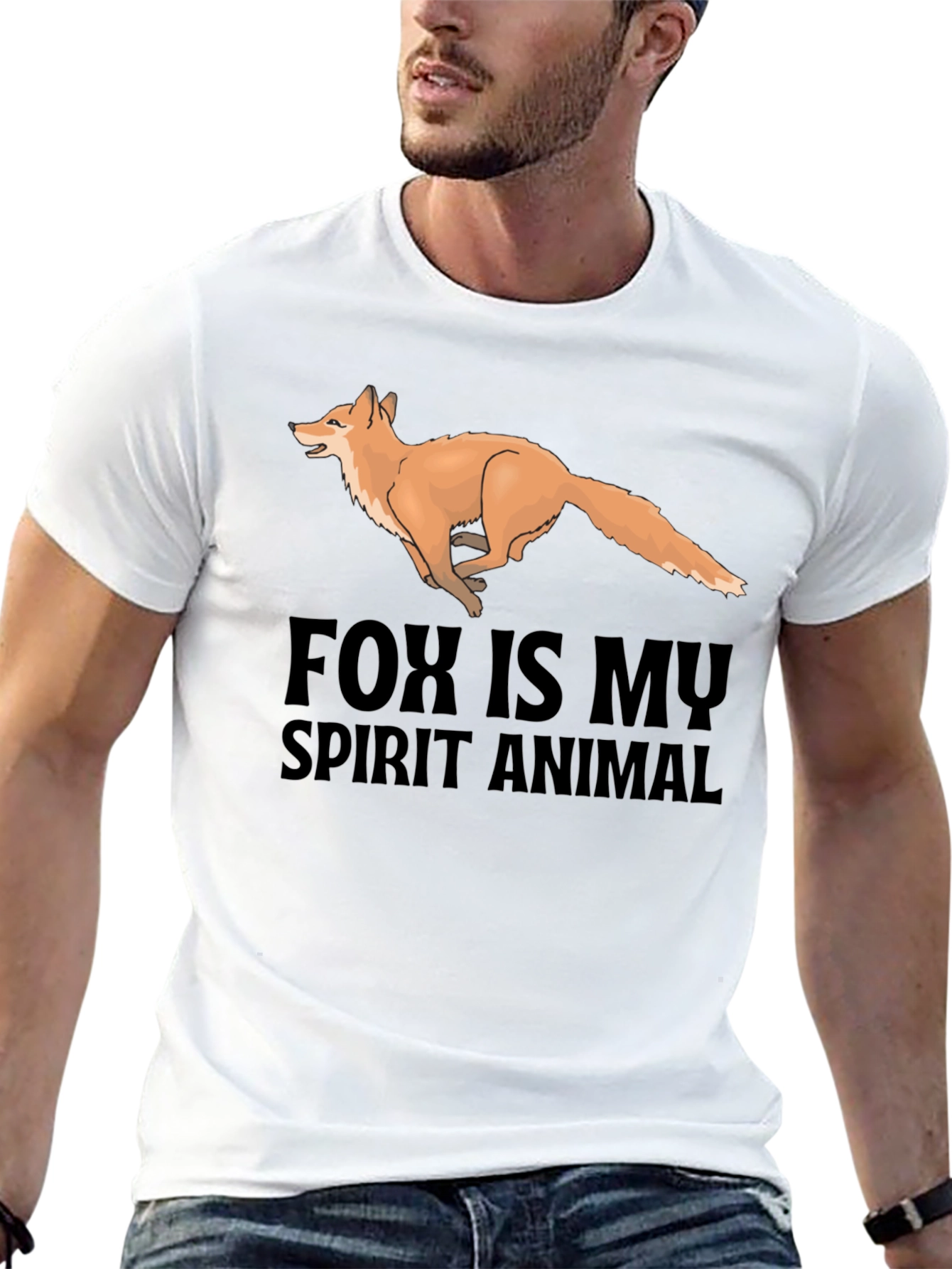 Fox Is My Spirit Animal Graphic Tee
