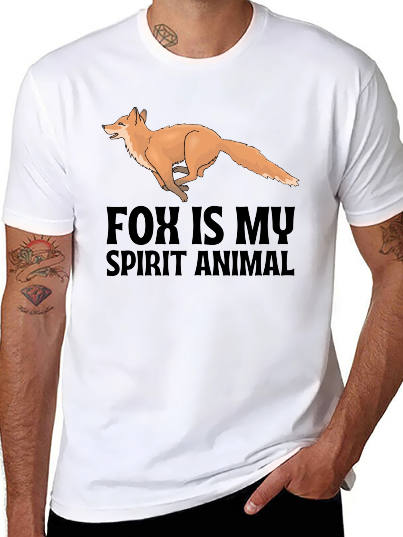 Fox Is My Spirit Animal Graphic Tee