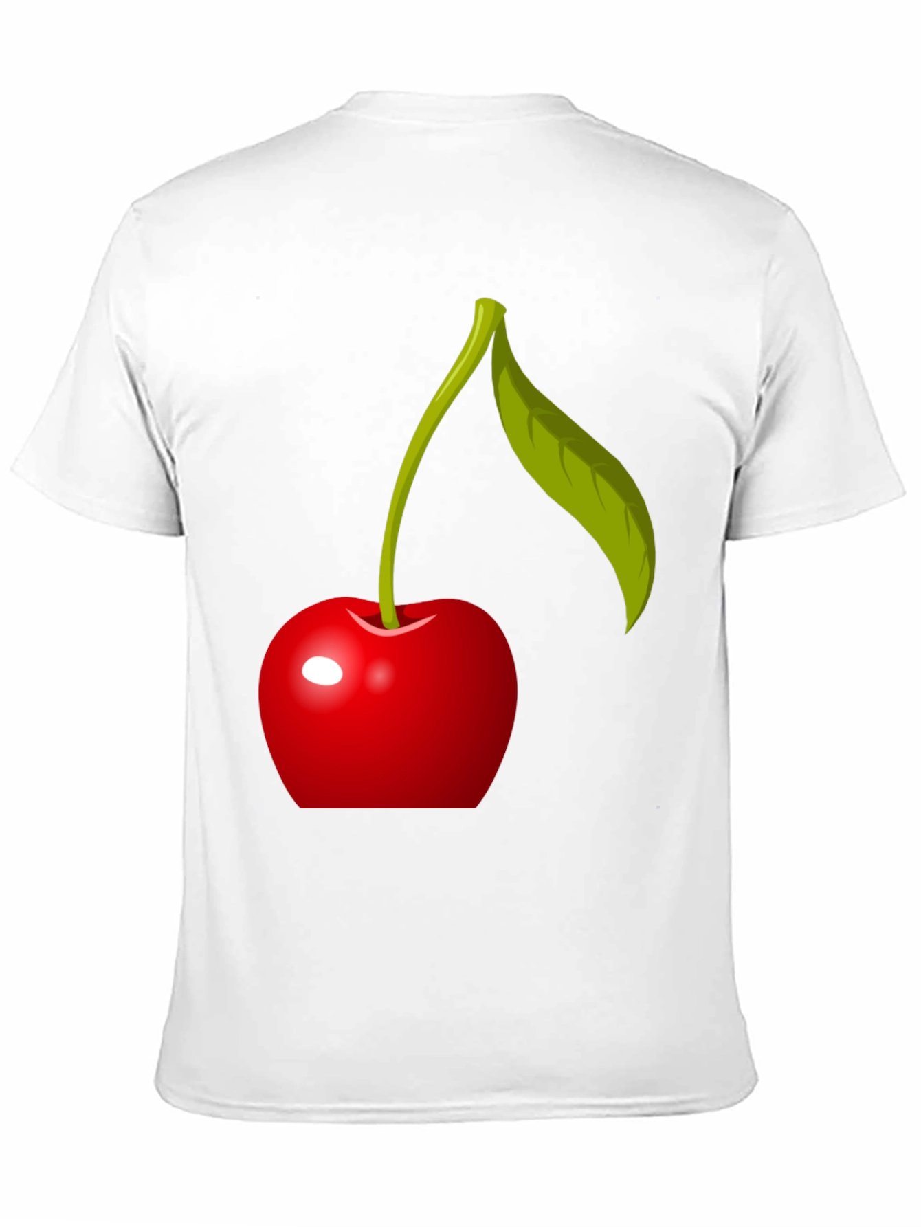 Cherry Graphic T-Shirt - Modern Fruit Design