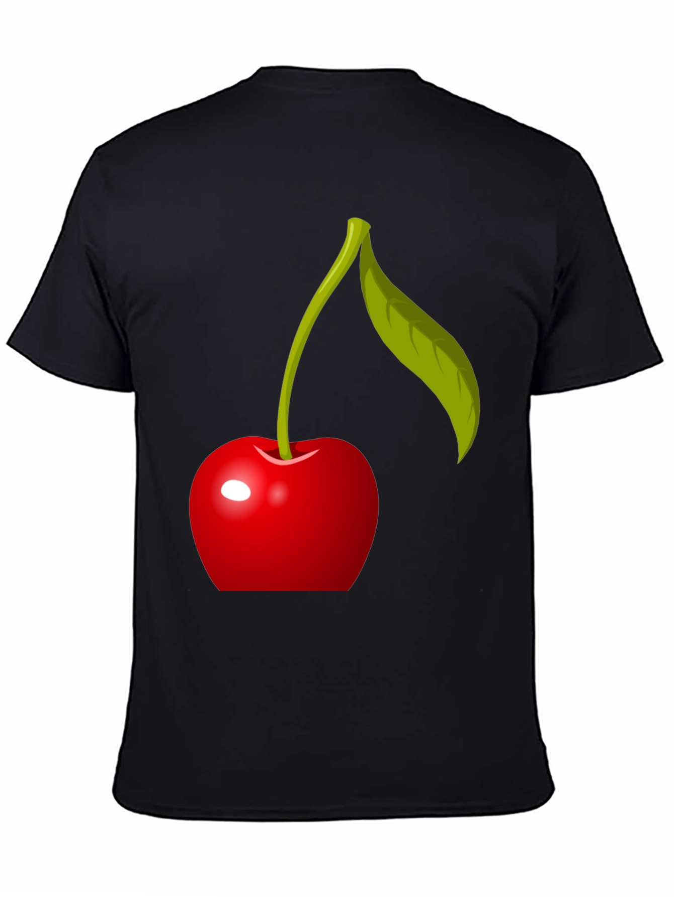 Cherry Graphic T-Shirt - Modern Fruit Design