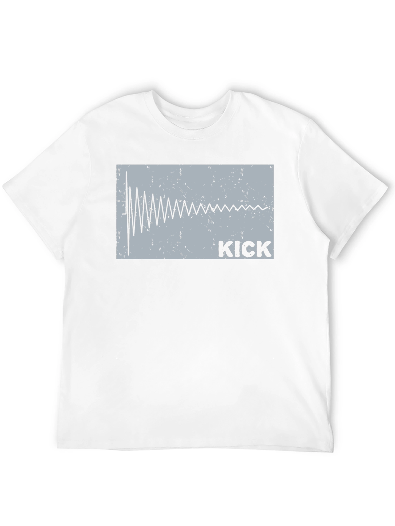 Kick Drum Waveform T-Shirt - Music Producer Tee