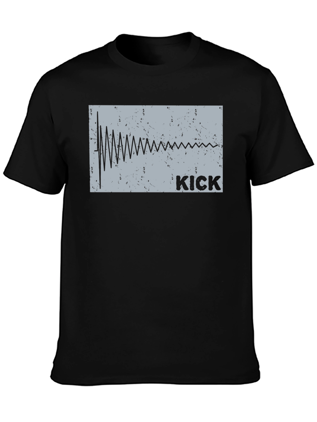 Kick Drum Waveform T-Shirt - Music Producer Tee