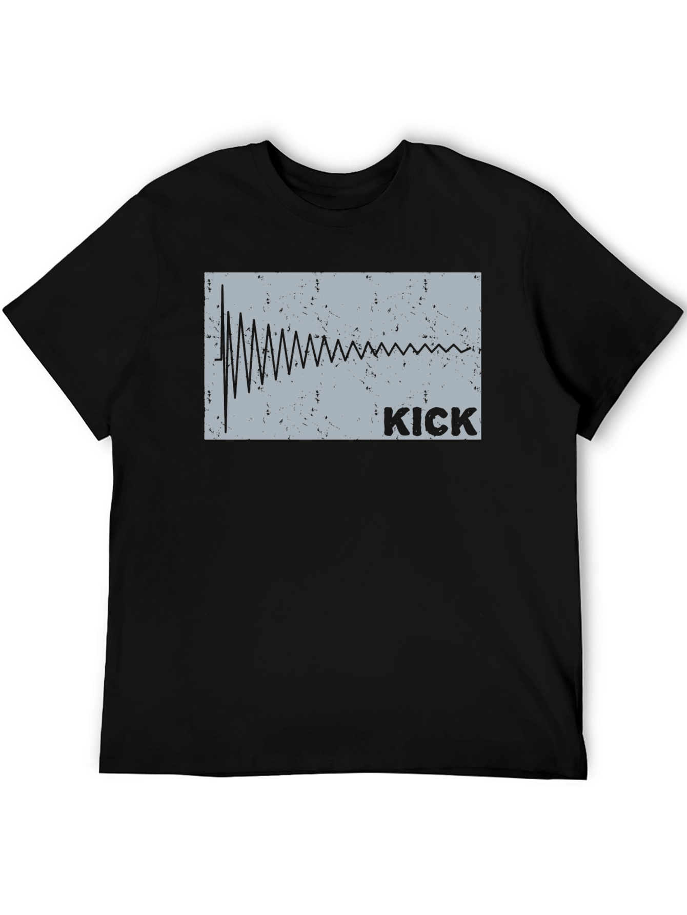 Kick Drum Waveform T-Shirt - Music Producer Tee