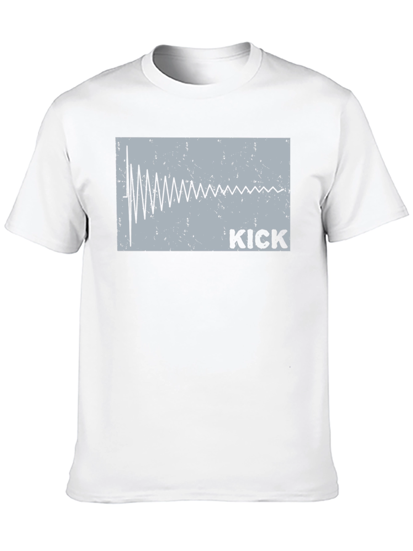 Kick Drum Waveform T-Shirt - Music Producer Tee