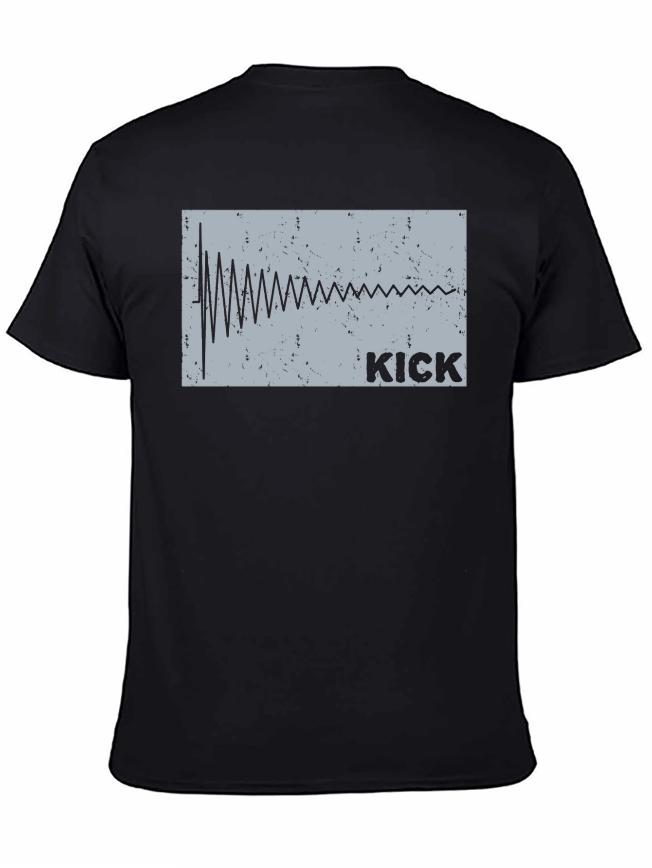 Kick Drum Waveform T-Shirt - Music Producer Tee