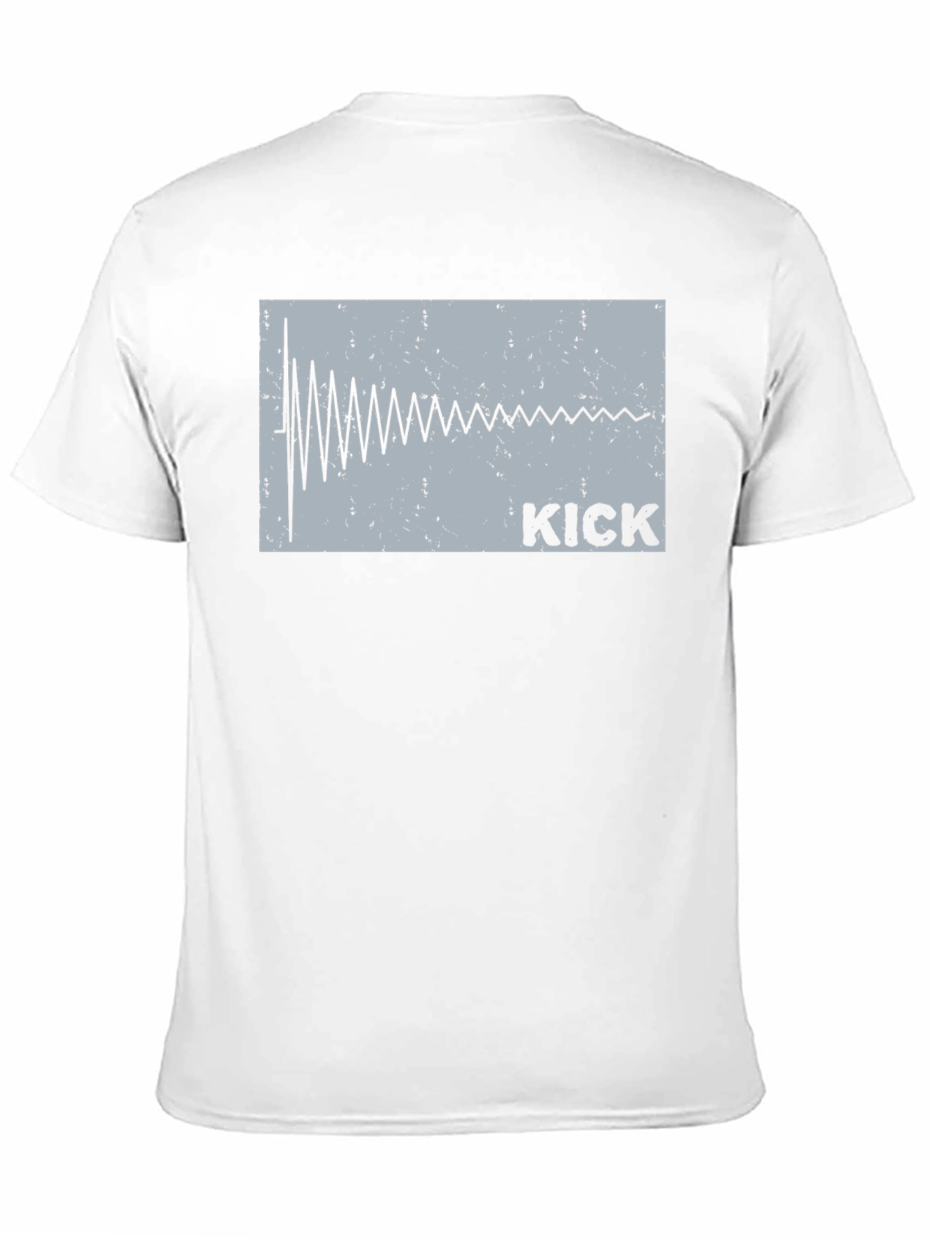 Kick Drum Waveform T-Shirt - Music Producer Tee