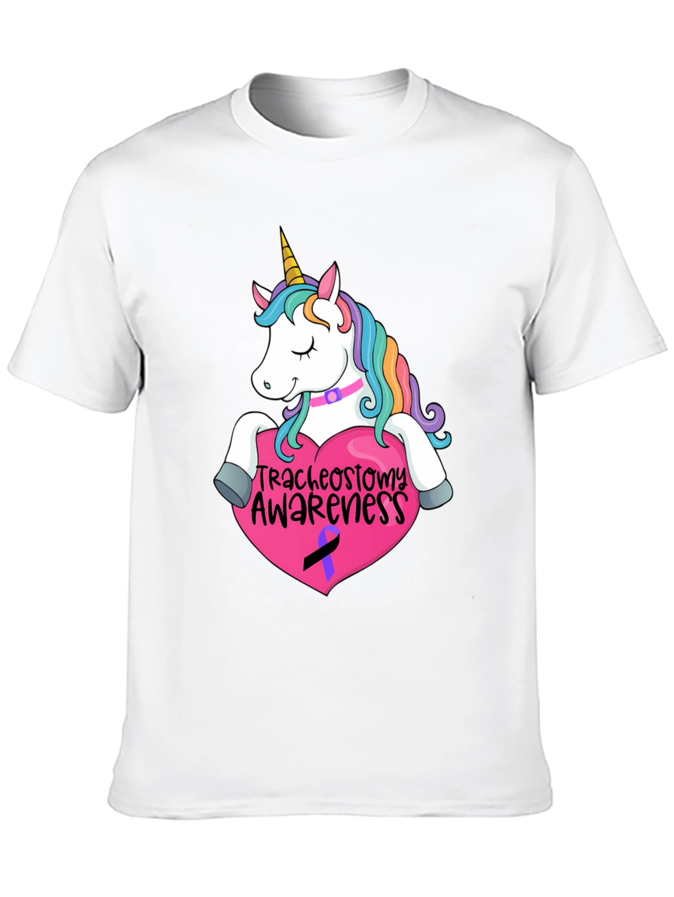 Unicorn Tracheostomy Awareness T-Shirt