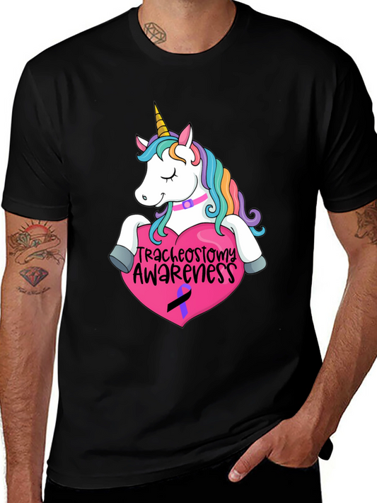 Unicorn Tracheostomy Awareness T-Shirt