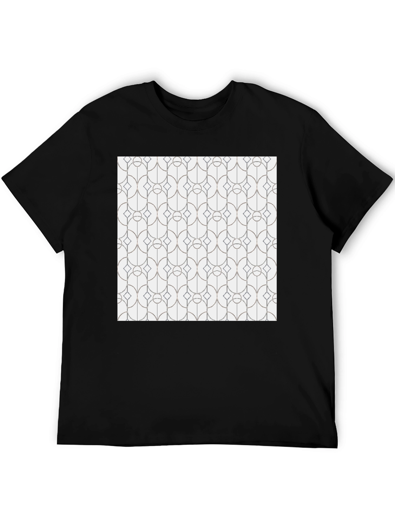 Geometric Pattern Tee - Modern Style