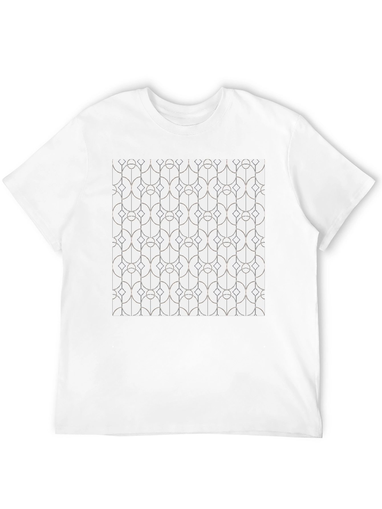 Geometric Pattern Tee - Modern Style