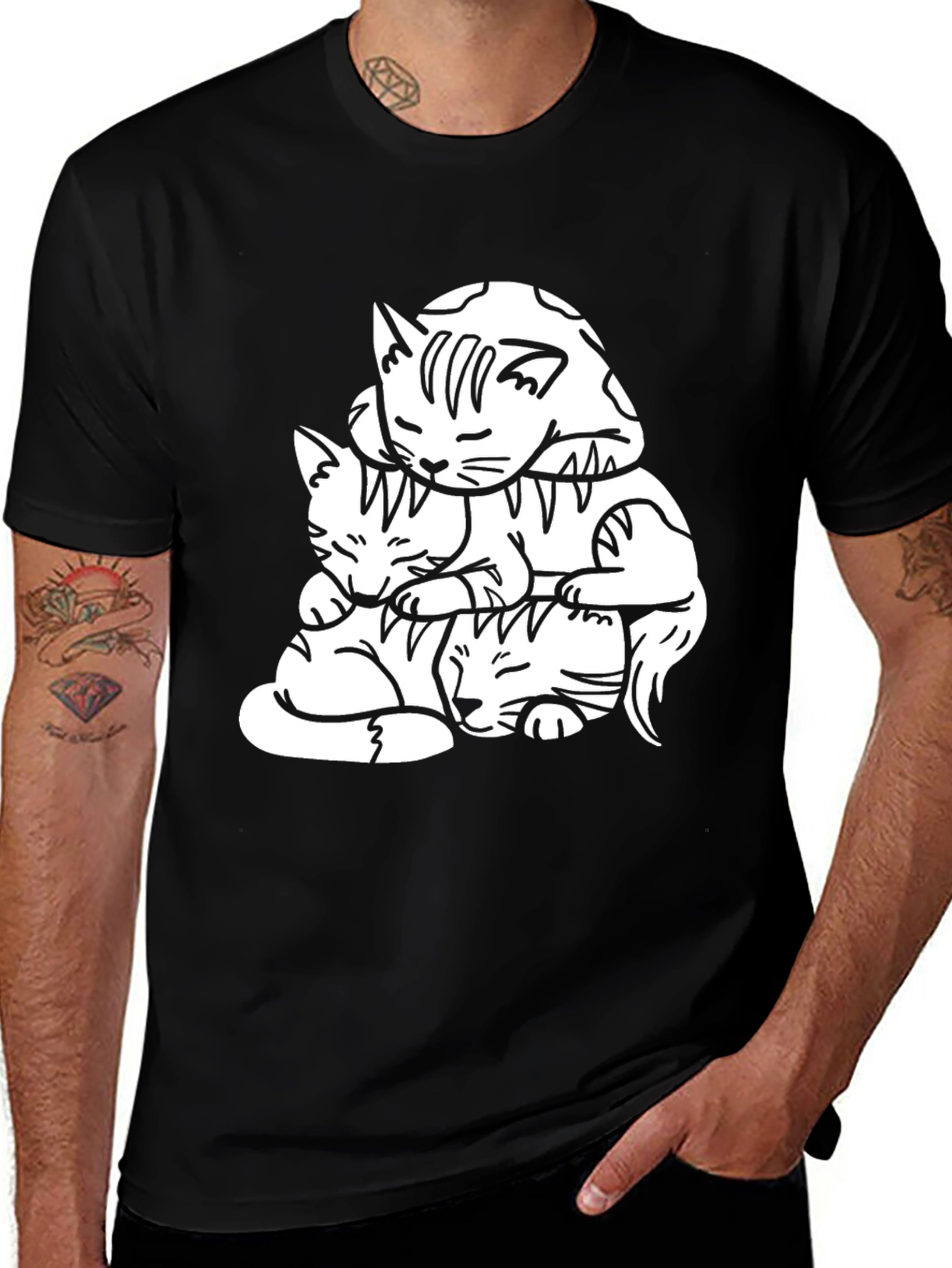Cute Cats Graphic T-Shirt