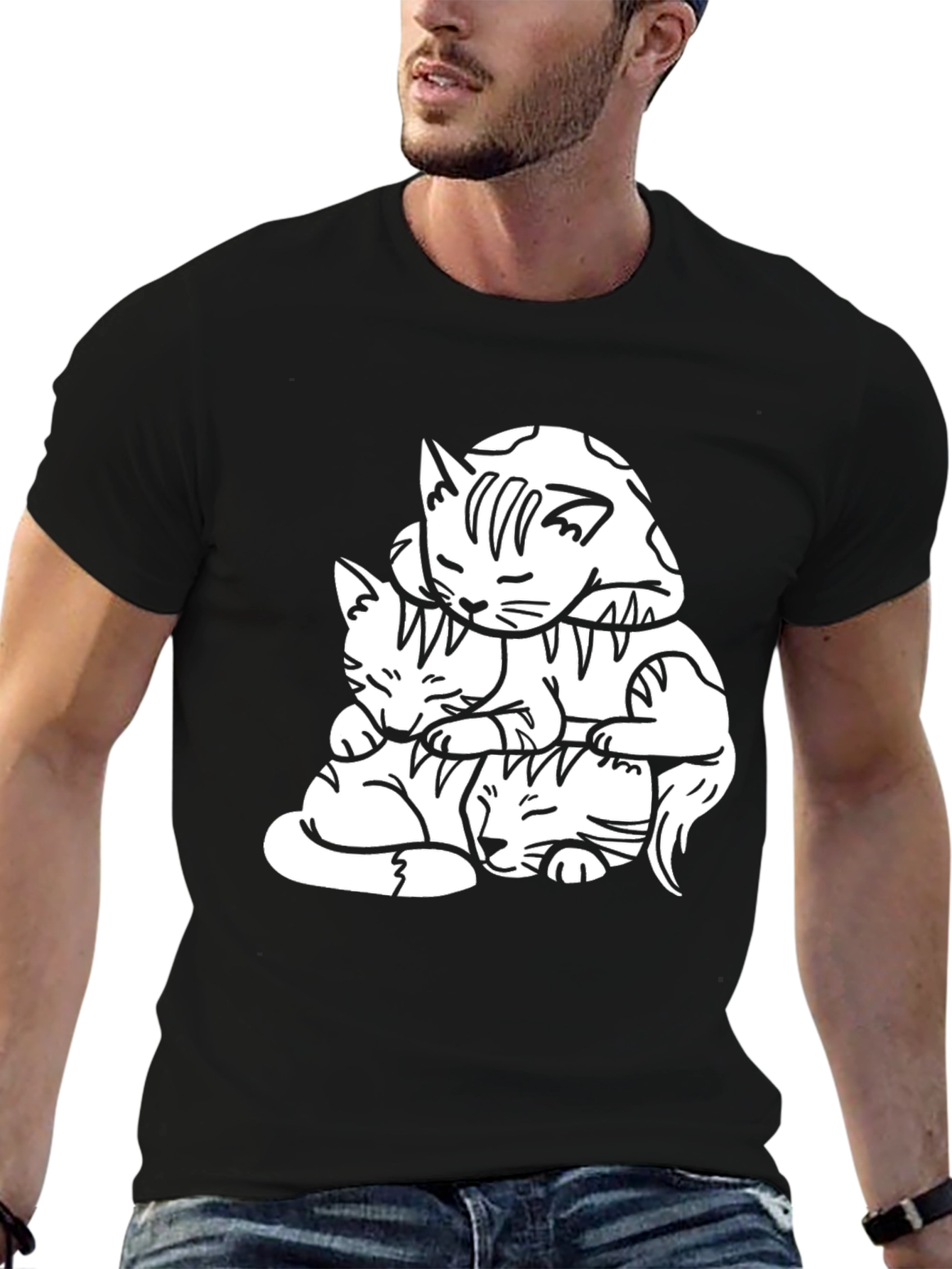 Cute Cats Graphic T-Shirt