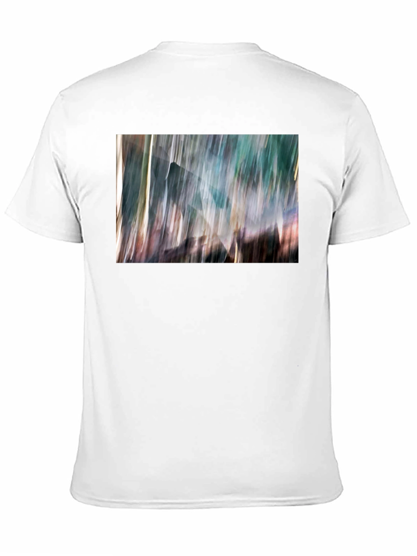 Abstract Print Black T-Shirt