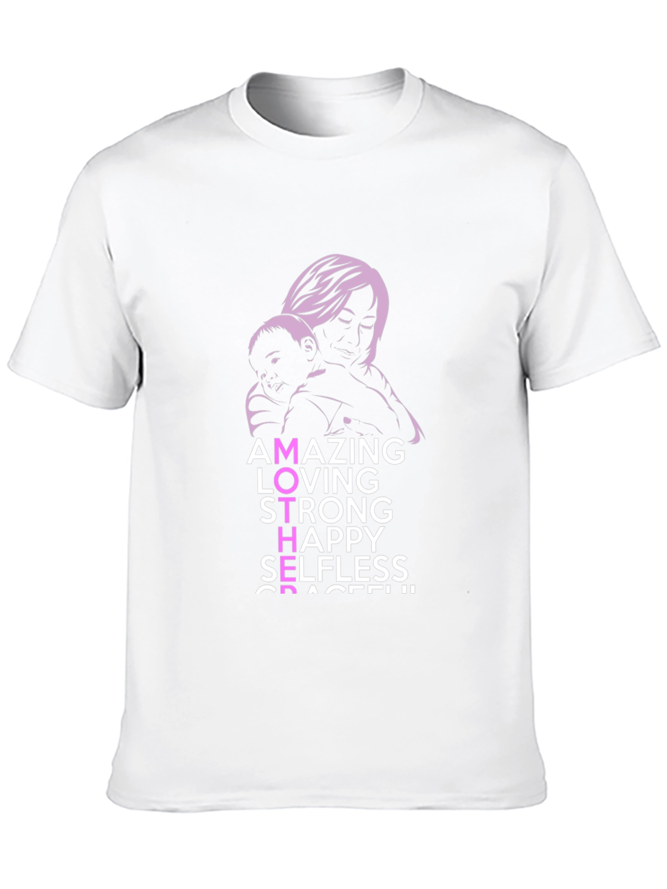 Amazing Mother Graphic Tee - Black