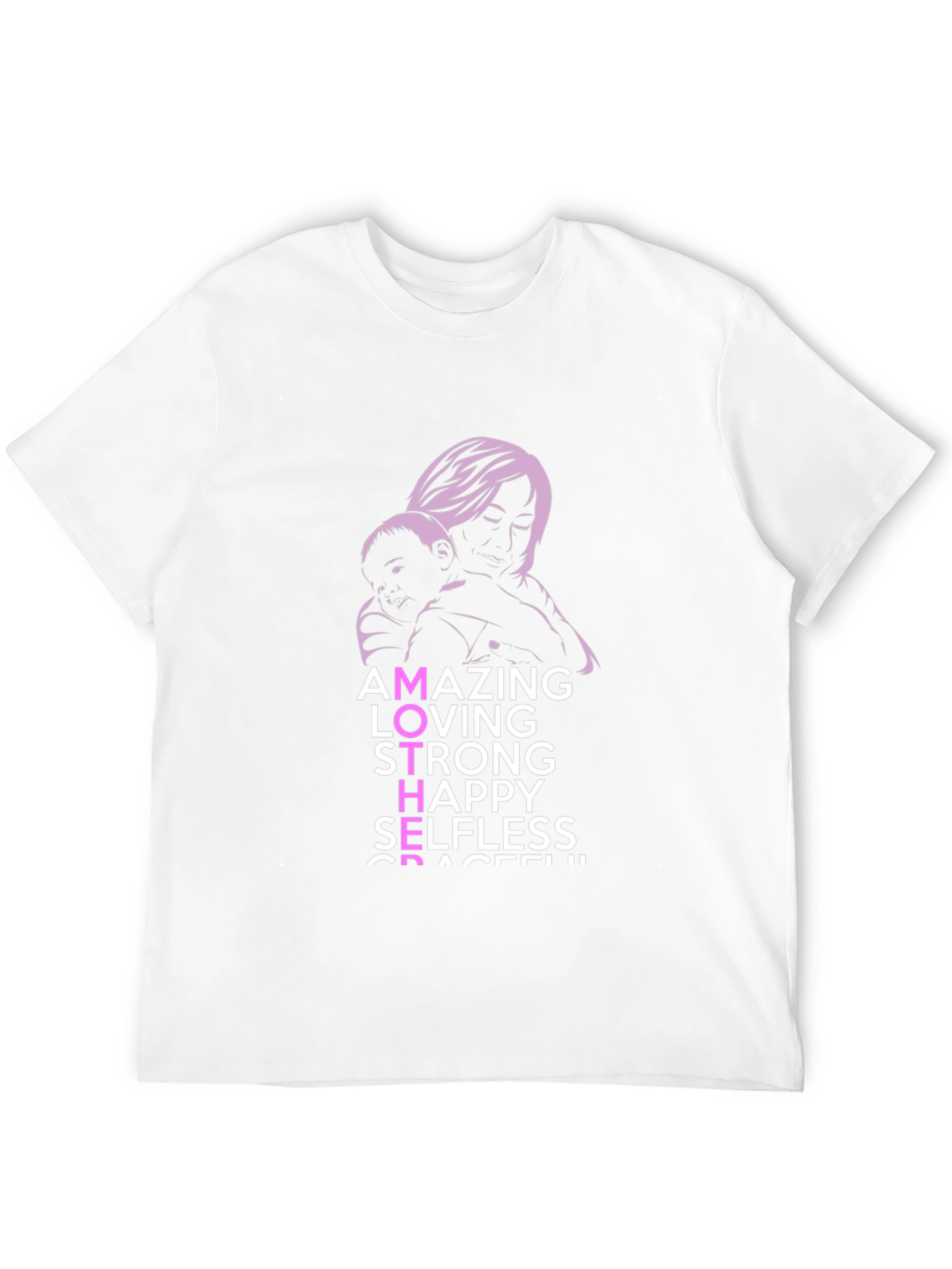 Amazing Mother Graphic Tee - Black