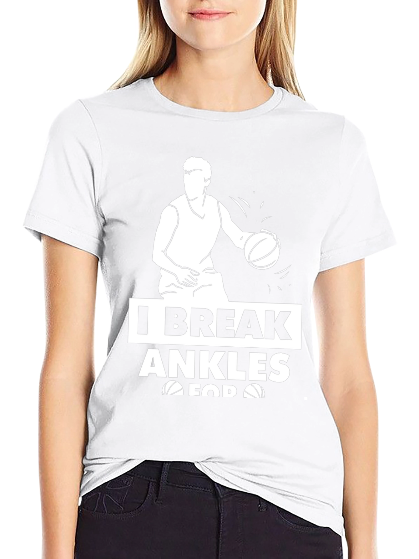 I Break Ankles T-Shirt Basketball Graphic