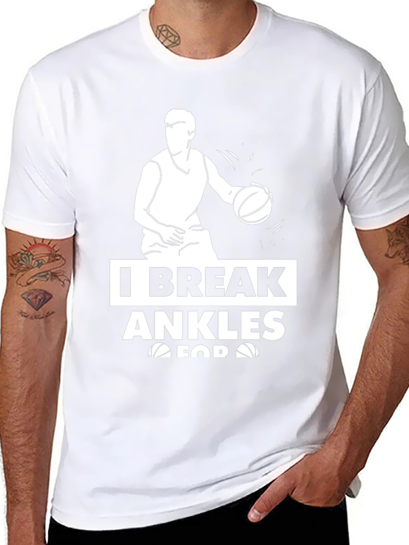I Break Ankles T-Shirt Basketball Graphic