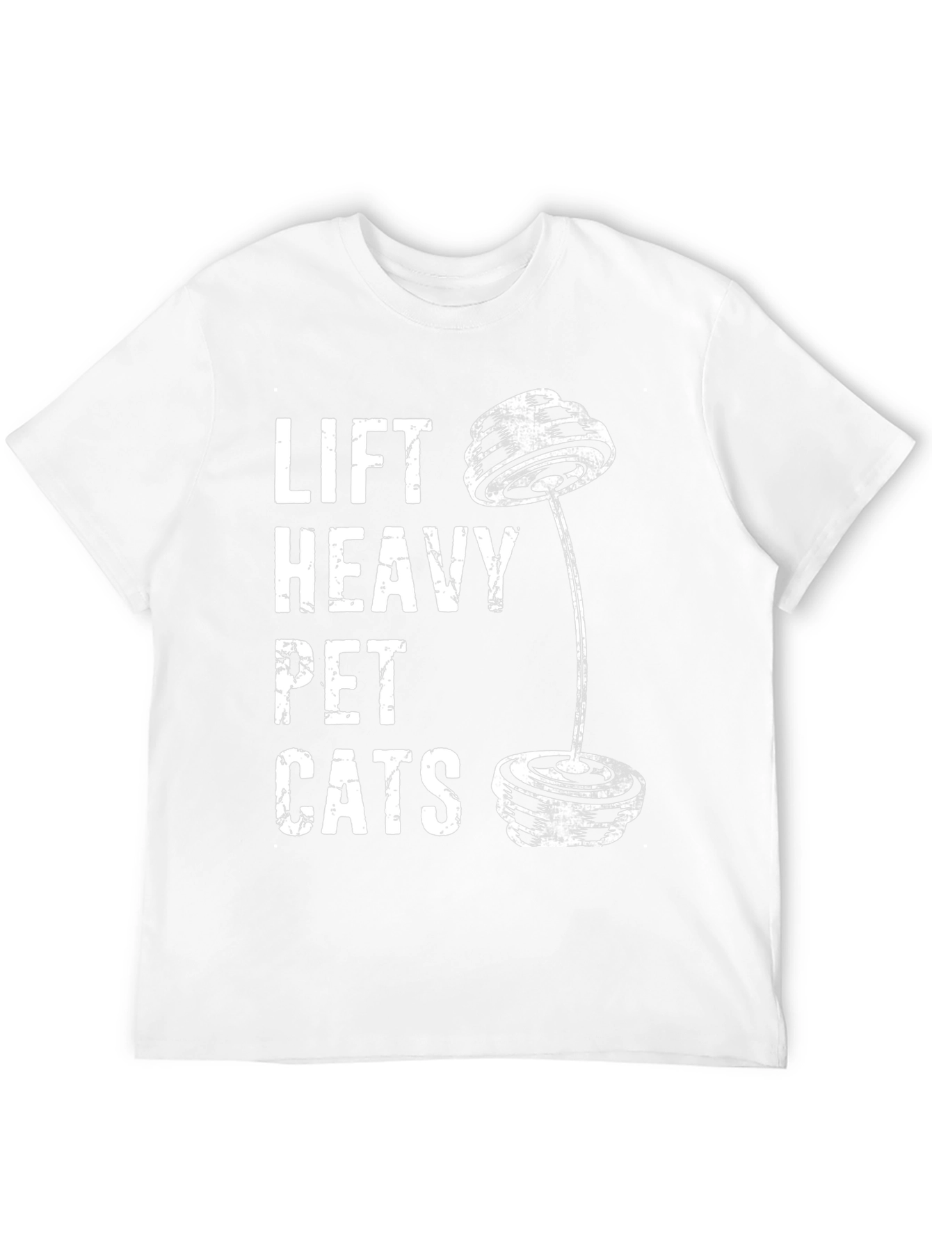 Lift Heavy Pet Cats Graphic T-Shirt