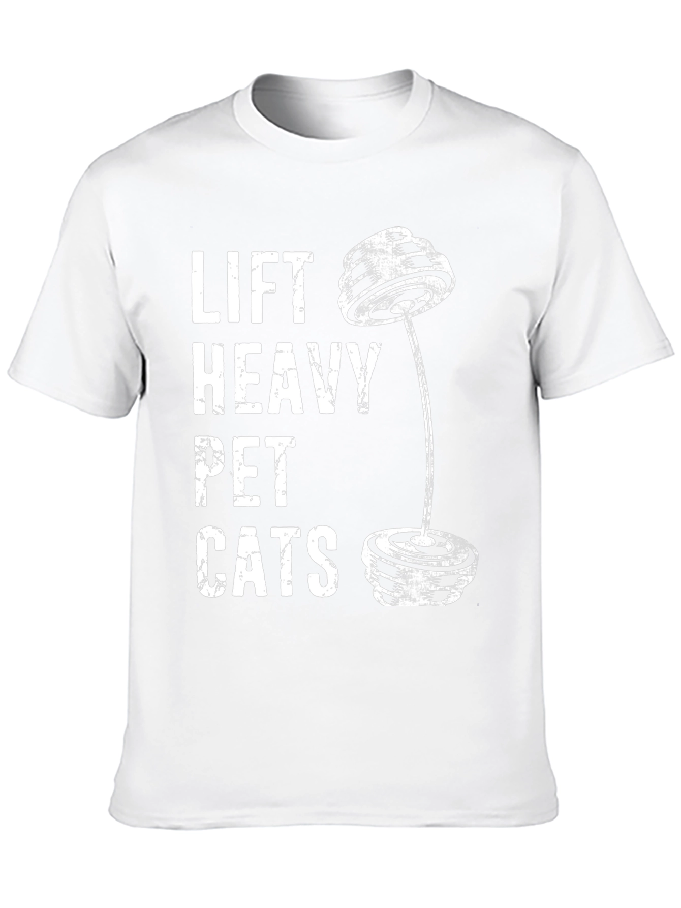 Lift Heavy Pet Cats Graphic T-Shirt
