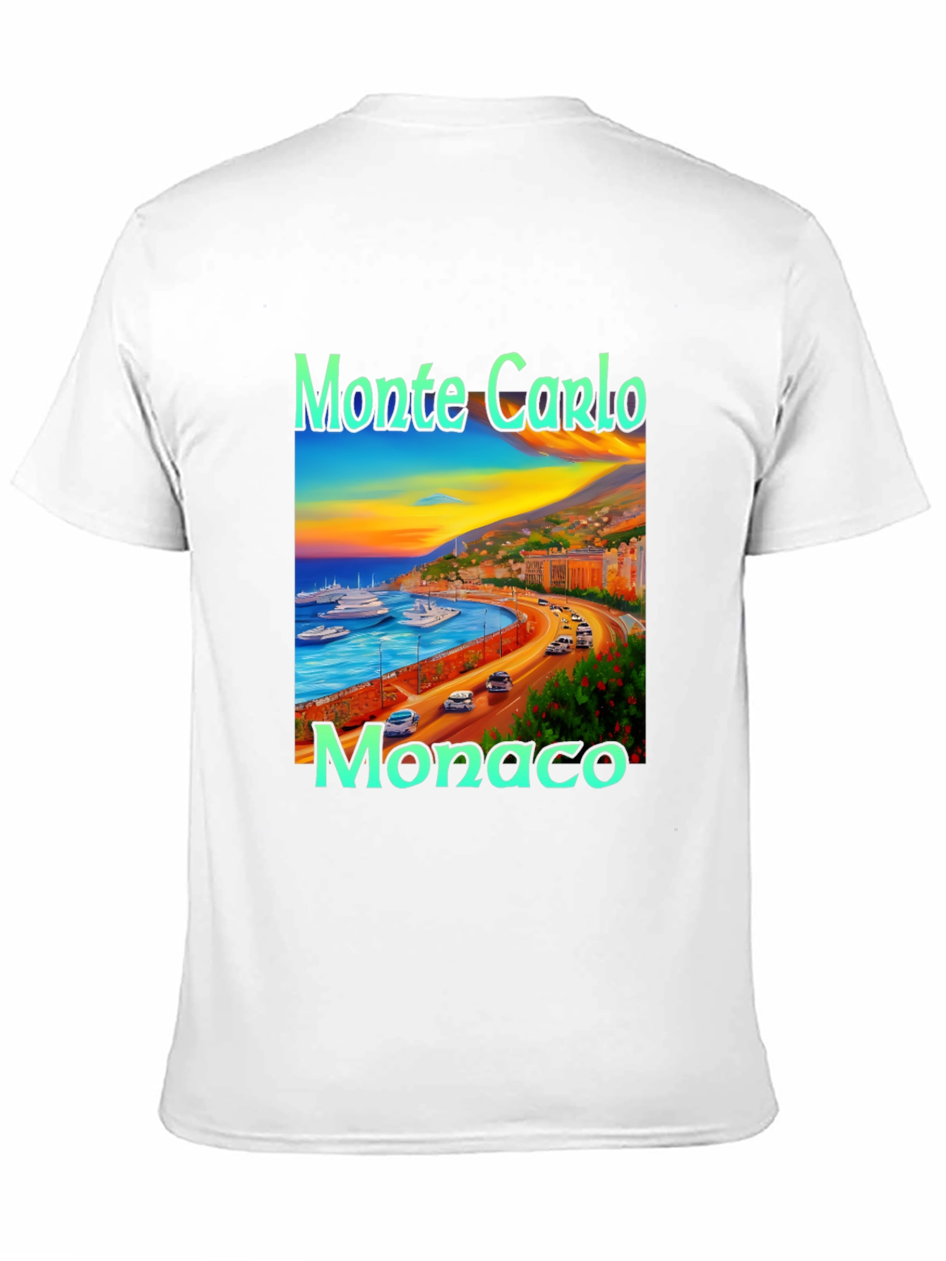 Monte Carlo Monaco Graphic T-Shirt