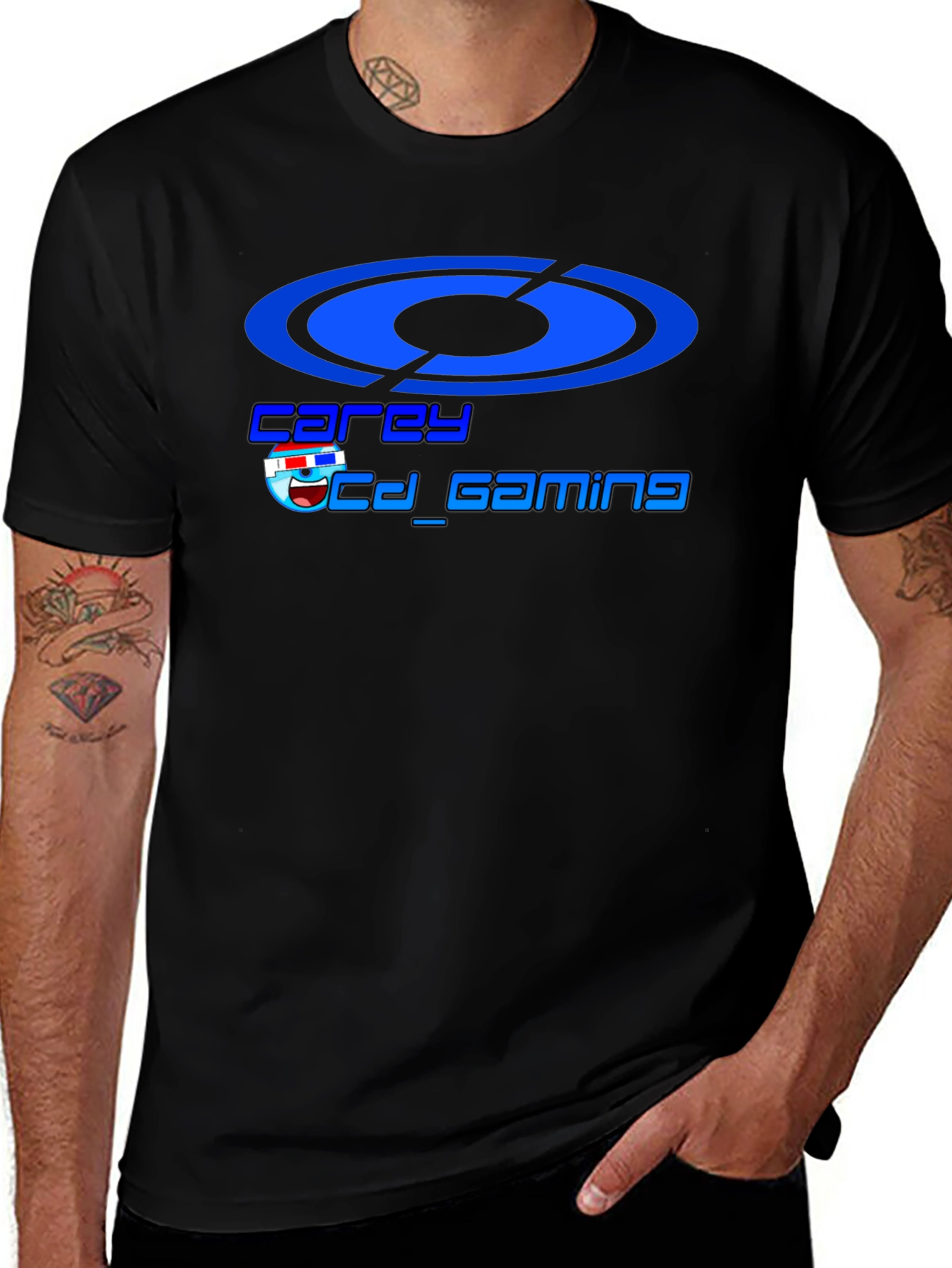 Carey CD Gaming T-Shirt - Black