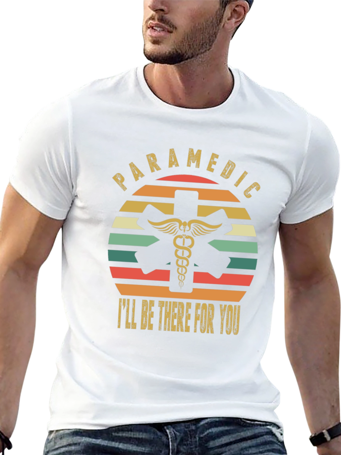 Paramedic Ill Be There For You Retro T-Shirt