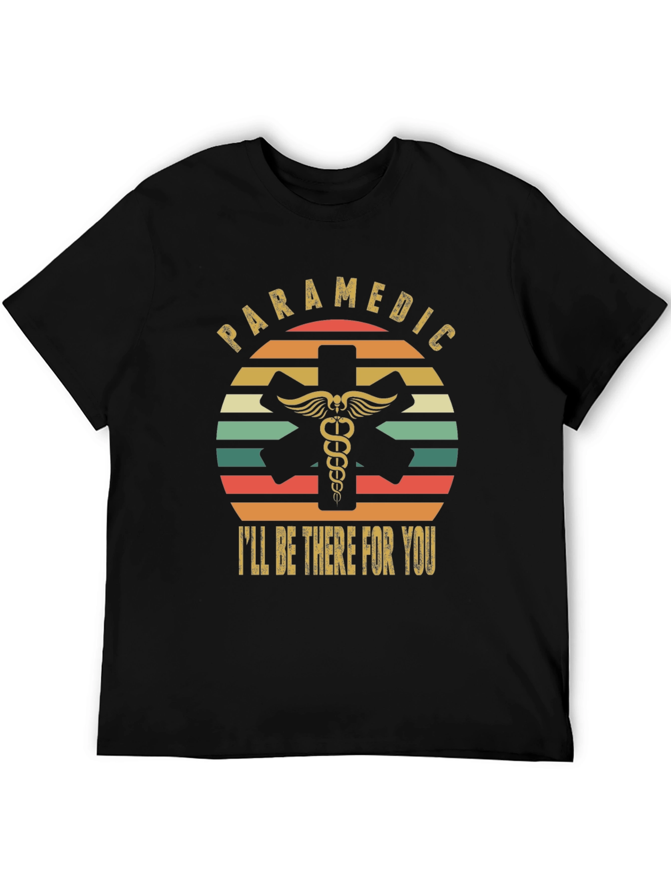 Paramedic Ill Be There For You Retro T-Shirt