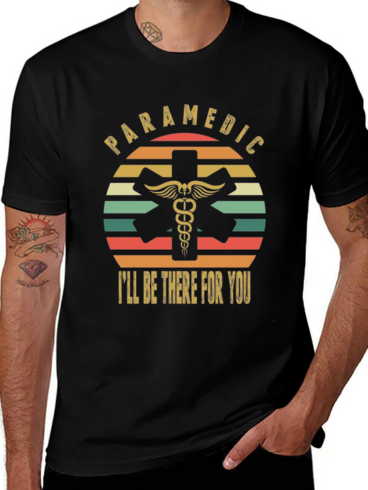 Paramedic Ill Be There For You Retro T-Shirt
