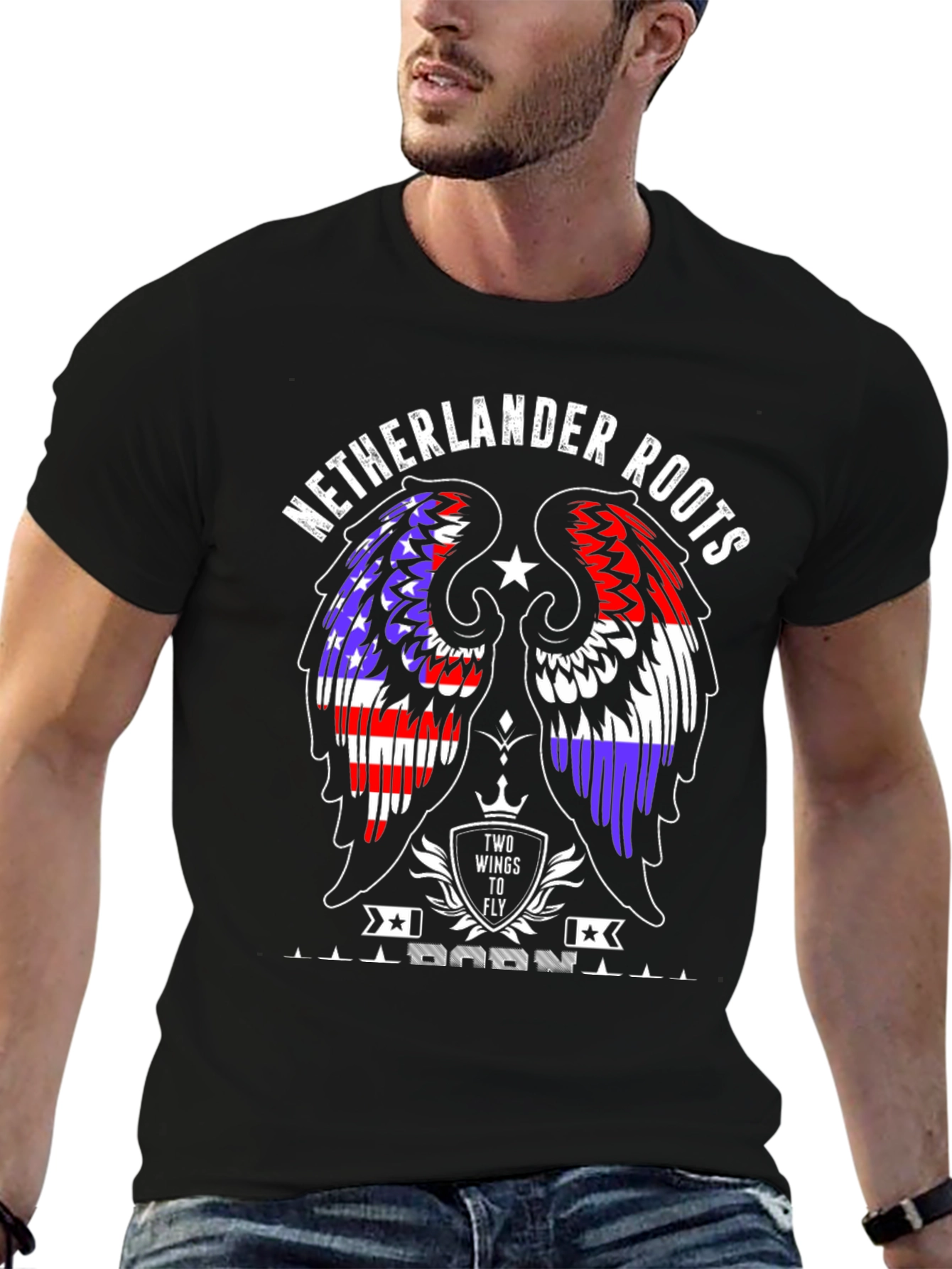 Netherlander Roots Wings Graphic Tee