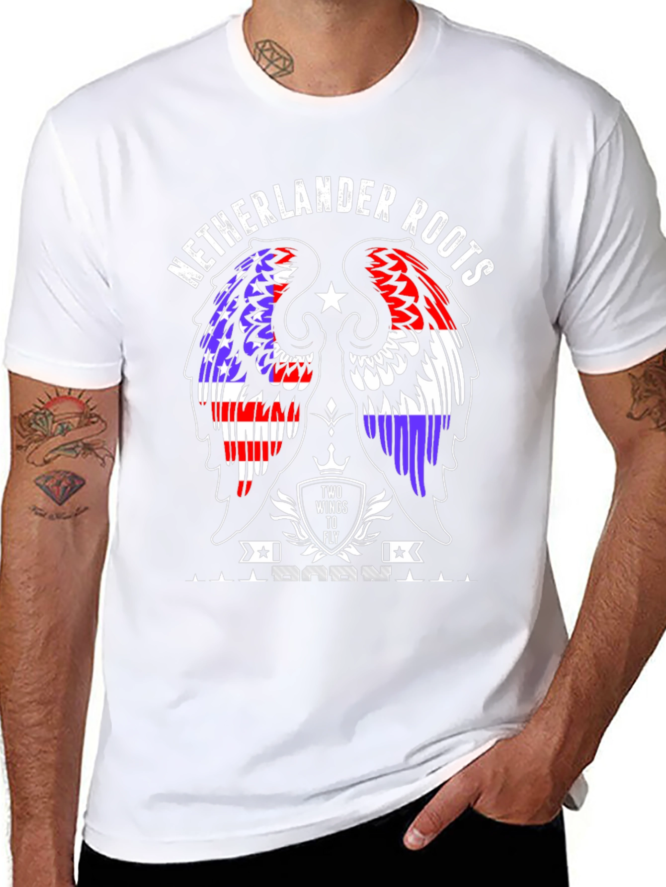 Netherlander Roots Wings Graphic Tee